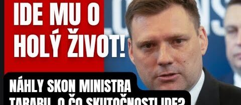 Ide mu o holý život! Náhly SKON ministra šokuje Slovákov. O čo ide??