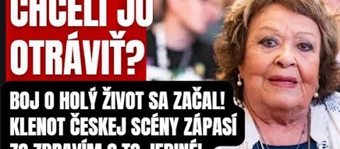 Chceli ju otráviť? Český klenot Jiřina Bohdalová bojuje o holý život v nemocnici!