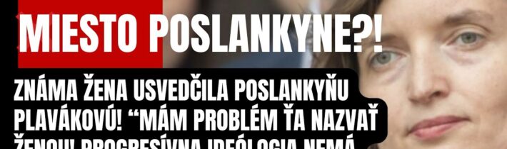 Príde o miesto poslankyne?! Známa žena usvedčila poslankyňu Plavákovú! Ústava ti nič nehovorí…