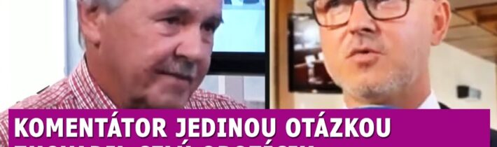 Známy komentátor totálne SCHLADIL opozíciu, jedinou otázkou z nich urobil…