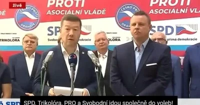 Spolupráce SPD a strany PRO 2022 nese ovoce a trend se prudce obrátil