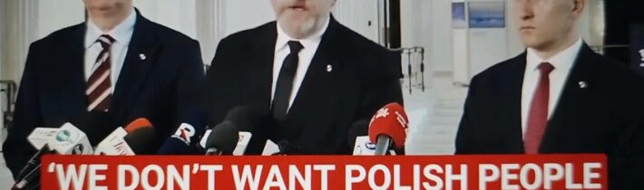 Obavy z Putina štěpí jednotu aliance NATO; polský člen europarlamentu Grzegorz Braun žádá Antonyho..