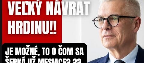 Veľký návrat HRDINU! Korčok môže zamiešať karty ako nikto iný! Je tu však háčik..