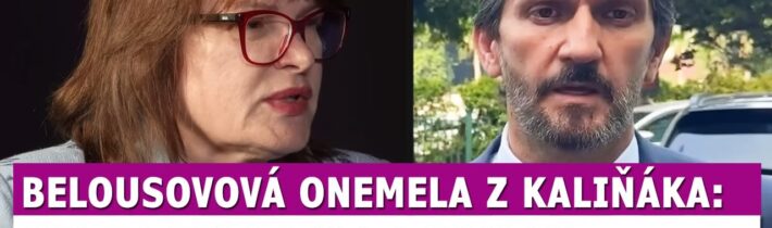 Belousovová z Kaliňáka skoro ONEMELA keď vysvetľoval výrok „ani náboj na Ukrajinu“