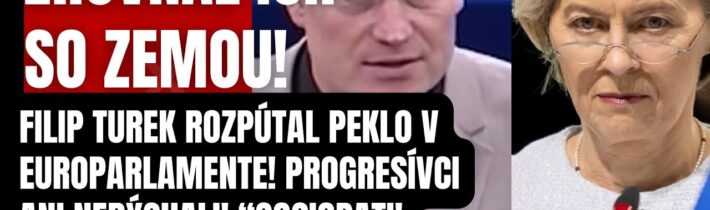 Po smiechu prišiel plač! Filip Turek narobil poriadky s Van Der Leyen! Progresívci ani nedýchali…