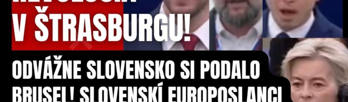 Van Der Leyen na pokraji zrútenia! Slovensko ovládlo Brusel! Slovenskí Europoslanci sa vzbúrili
