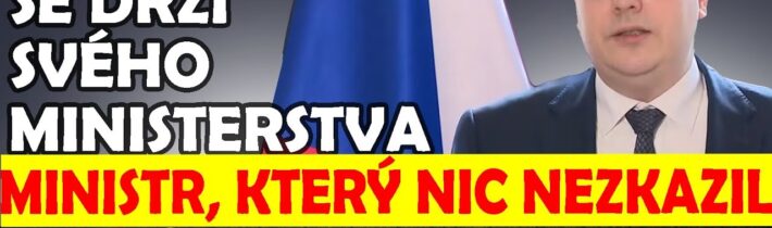 Nestraník Lipavský se drží svého ministerstva | O loajalitě a mládí….