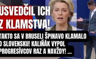 Kaliňák vypol Progresívcov raz a navždy! Takto sa v Bruseli špinavo klamalo o Slovensku!