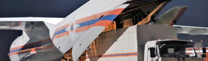 Rusko začalo dodávať humanitárnu pomoc Libanonu po útokoch Izraela