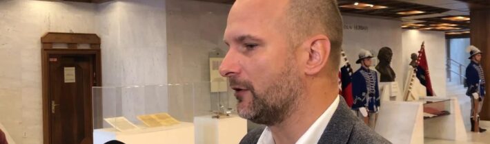 Rozhovor novinárov s poslancom NR SR za hnutie Slovensko Gáborom Grendelom