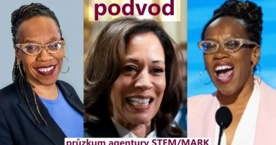 Přichyceni při činu: podvod agentury STEM/MARK. Češi PRÝ volí úžasnou Kamalu! DŮKAZ