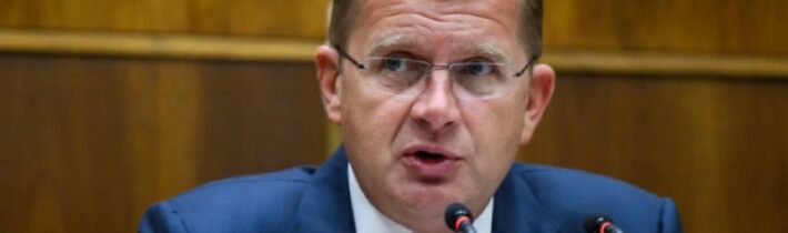 Podpredseda Národnej rady SR Peter Žiga (Hlas-SD), poverený riadením NR SR, tvrd…