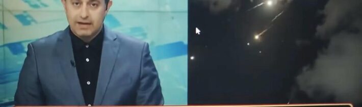 Írán zveřejňuje první záběry útoku na Izrael; sledujte dramatické oznámení útoku v íránské televizi.