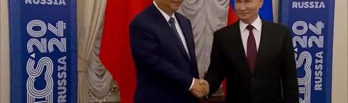 🇨🇳🇷🇺 Čínský prezident Si Ťin-pching se setkal s ruským prezidentem Putinem na