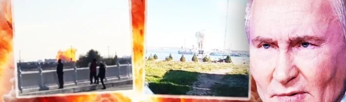 VIDEO: Sakra! Brutálně ničí Putinovu flotilu a Írán pociťuje následky! Silné výbuchy se ozývají námořní základnou!