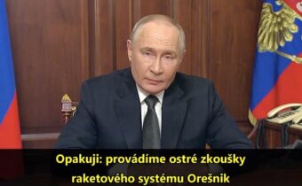 VIDEO: Putin informoval, že ruská armáda v reakcii na útoky ďalekonosnými raketa…