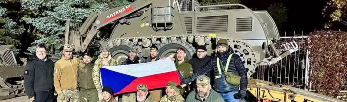 Česká republika a Taiwan odovzdávajú Zelenskému odmínovací systém Božena-5
