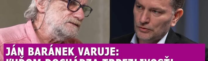 Ján Baránek dvíha varovný prst: Ľuďom už dochádza trpezlivosť