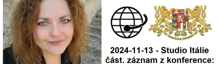 2024-11-13 – Studio Itálie – část záznam z konference: Klimatické změny- fakta a mýty ve světle vědy