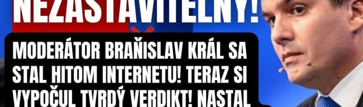 Nezastavitelňý! Moderátor Branislav Kráľ si vypočul tvrdý verdikt! Neprajníci a teraz ma počúvajte…