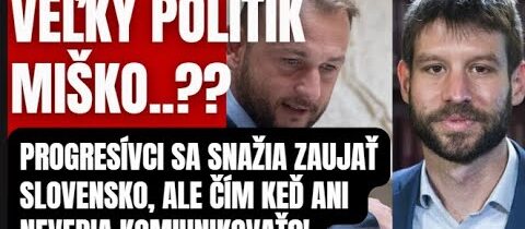 Miško Šimečka je už veľký politik! POZOR na to Slováci treba s tým rátať!