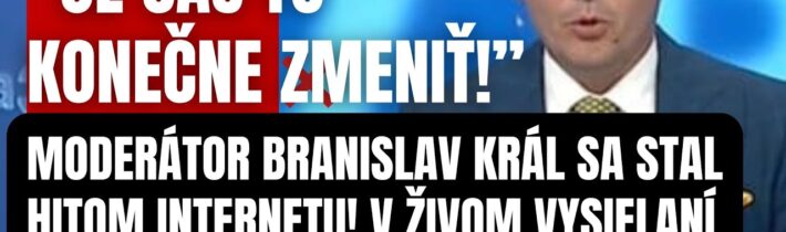 Doživotná STOPKA v televízii? Moderátor Branislav Kráľ šokoval divákov! PRAVDA na plné ústa