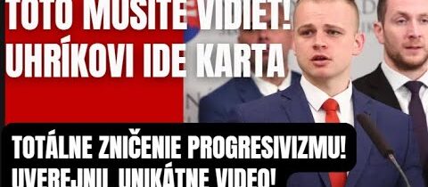 Toto musíte vidieť! Uhríkovi ide karta! Uverejnil video z ktorého progresívcom puká srdce!