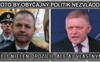 TOTO BY OBYČAJNÝ POLITIK NEZVLÁDOL. ČELÍ NIELEN OPOZÍCII, ALE AJ VLASTNÝM.