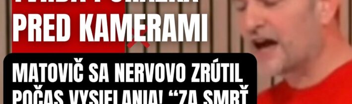 Doživotná STOPKA v televízii?! Matovič stratil nervy! Pred kamerami napadol Fica! Kvôli nemu…