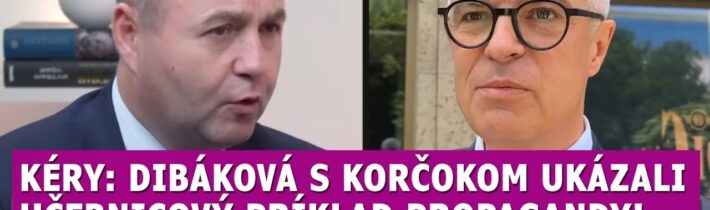 Kéry: TOMUTO rozhovoru s Korčokom neuveríte, ukážková propaganda