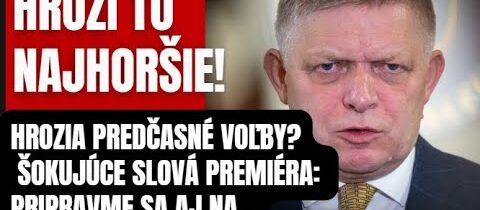 POZOR! Hrozí to najhoršie?! Progresívci sa tešia ako malé deti! Šokujúce slová premiéra!