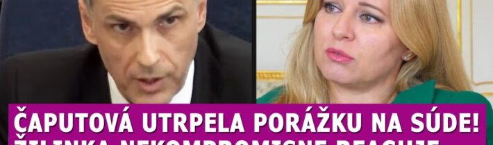 Čaputová utrpela porážku, Žilinka nekompromisne reaguje