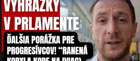 Vyhrážky Slovenskému Europoslancovi! Progresívna nadradenosť preústila do zúfalstva …