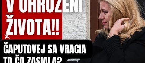 Čaputová v ohrození života! Vracia sa jej to čo zasiala? Šok pre verejnosť a jej okolie sa stal sk..