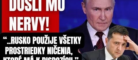 Došli mu NERVY! Zelenský v slzách narieka o potrebách ale východ začína tvrdo zasahovať …