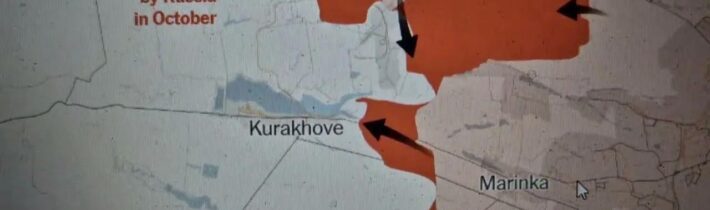 Ruský rychlý postup vpřed na východě Ukrajiny (New York Times, 31.10.2024)…
