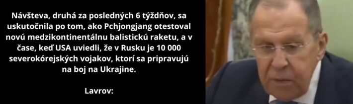 SEVERNÁ KÓREA A RUSKO POSILŇUJÚ VOJENSKÉ VZŤAHY Severokórejská ministerka za…