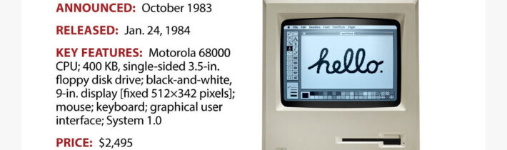 Příchod počítače – Macintosh 128KRok 1984 je nepochybně jednou z nejikoničtějš…