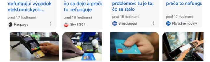 Včera som bol v lekárni, idem platiť bankomatom a nič. Reku uau, asi máme koniec…