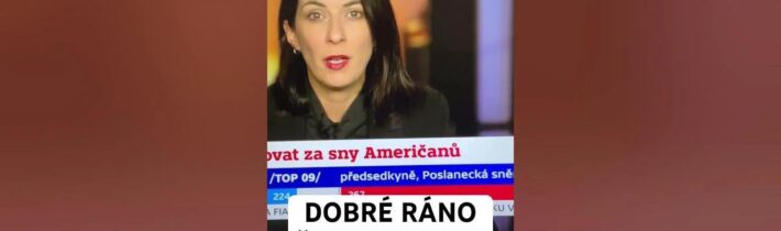 Dobré ráno Česká republiko 🇨🇿VOLBY USA🇺🇸