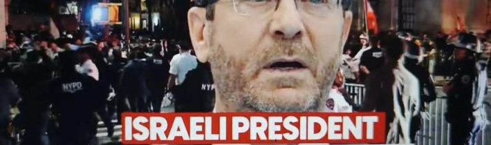 "Ty zabijáku…": izraelský prezident je zahnaný do kouta rozzlobenými Američany v New Yorku…