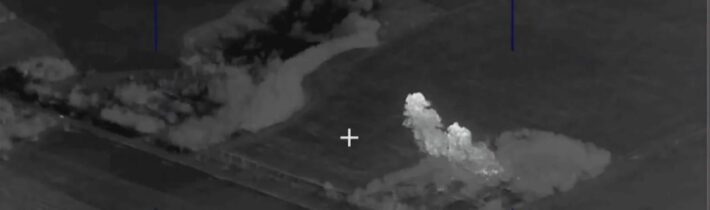 Ruské ministerstvo obrany ukázalo záběry raketového útoku na Yunakovku v Sumské oblastiV