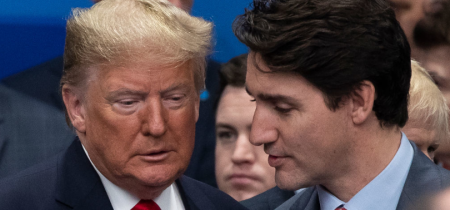 Trump vyvolal napätie s Trudeauom, keď zažartoval, že Kanada by sa mala stať 51. štátom USA