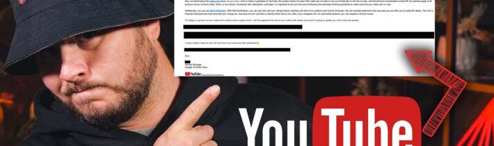 YouTube odpověděl na mé video „Milý YouTube…“