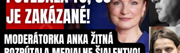 Doživotná STOPKA v televízii?! Moderátorka Anka Žitná spôsobila mediálne šialenstvo! Lučanský bol…