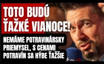 Ťažké VIANOCE! Minister koná no nie je to všetko ružové, ako by sa mohlo zdať na prvý pohľad ..