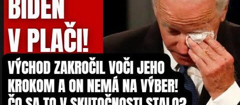 BIden v PLAČI. Rázne zakročili voči jeho krokom! Prišla odveta a on nemá na výber, lebo koniec je tu