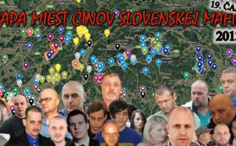 Mapa miest činov slovenskej mafie (2013) 19. ČASŤ