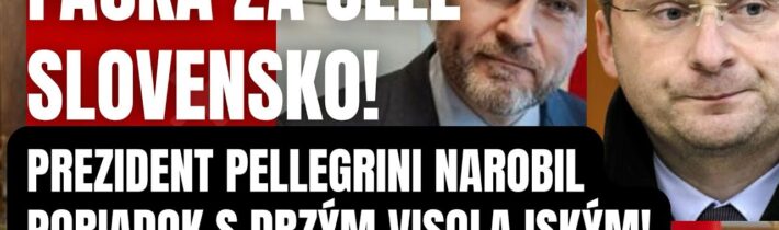 Je rozhodnuté! Prezident Pellegrini narobil poriadok s Visolajským! Ten musel sklopiť uši a…