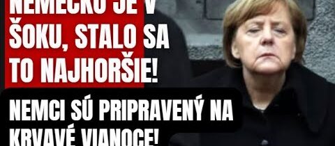 Krvavé Vianoce v Nemecku? Štát sa pripravuje na tie najhoršie scenáre! Dávajme si pozor!